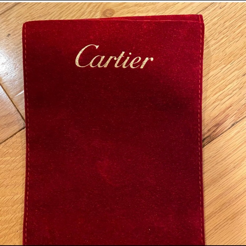 Cartier jewelry pouch